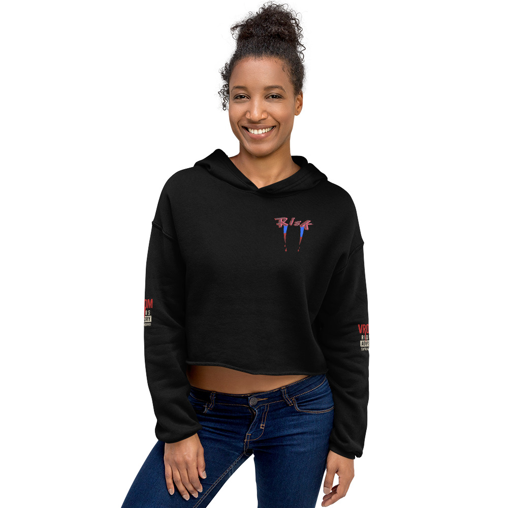 VROOM RRR — Crop Hoodie #1